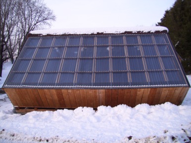 2,000 Board Foot Solar Kiln
